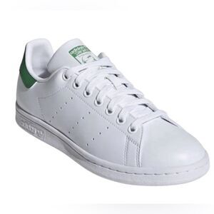 ADIDAS Stan Smith white green lace up shoes sneakers women’s 8 / men’s 7